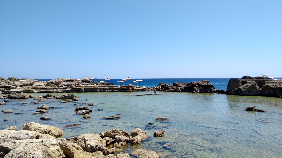 Kallithea (Kalithea), Rhodes. Rhodes Greece Beach Guide 2024, Photos ...